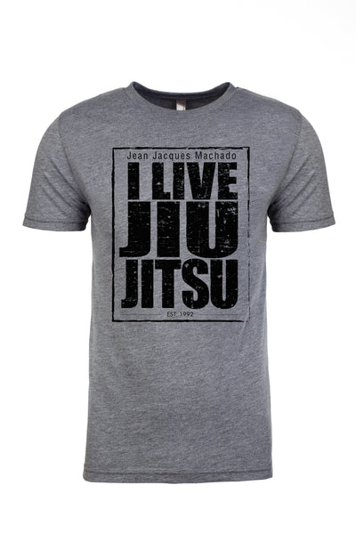 I Live Jiu Jitsu – Vintage Gray