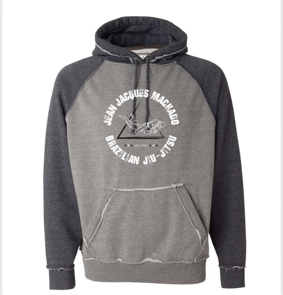 Charcoal and Grey Pullover Hoodie